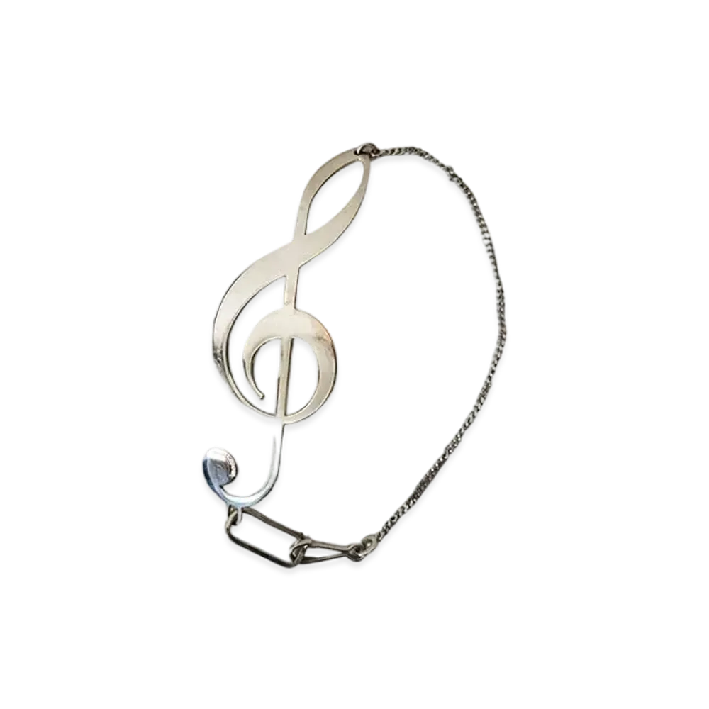 Dior DiorHomme Music Note Bracelet "Silver"