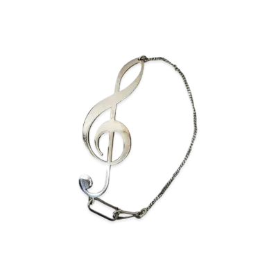 Dior DiorHomme Music Note Bracelet "Silver"