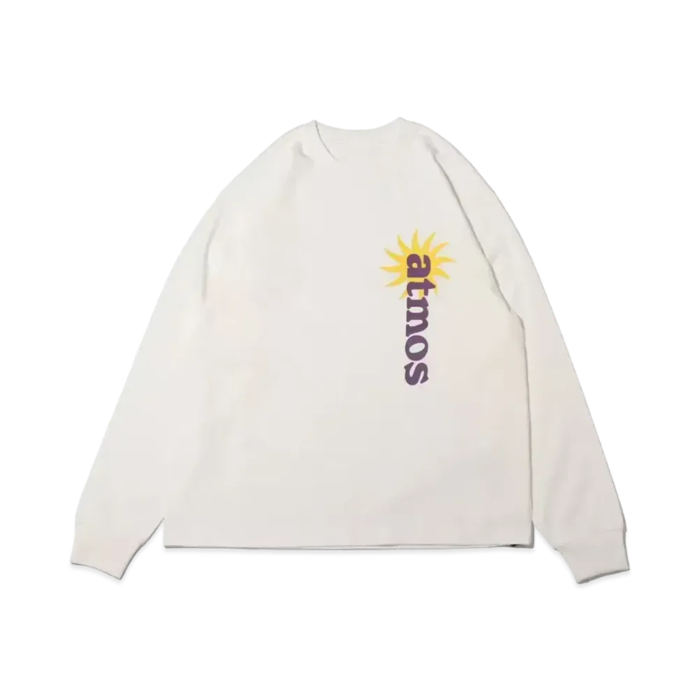 atmos Sun Logo L/S "White"