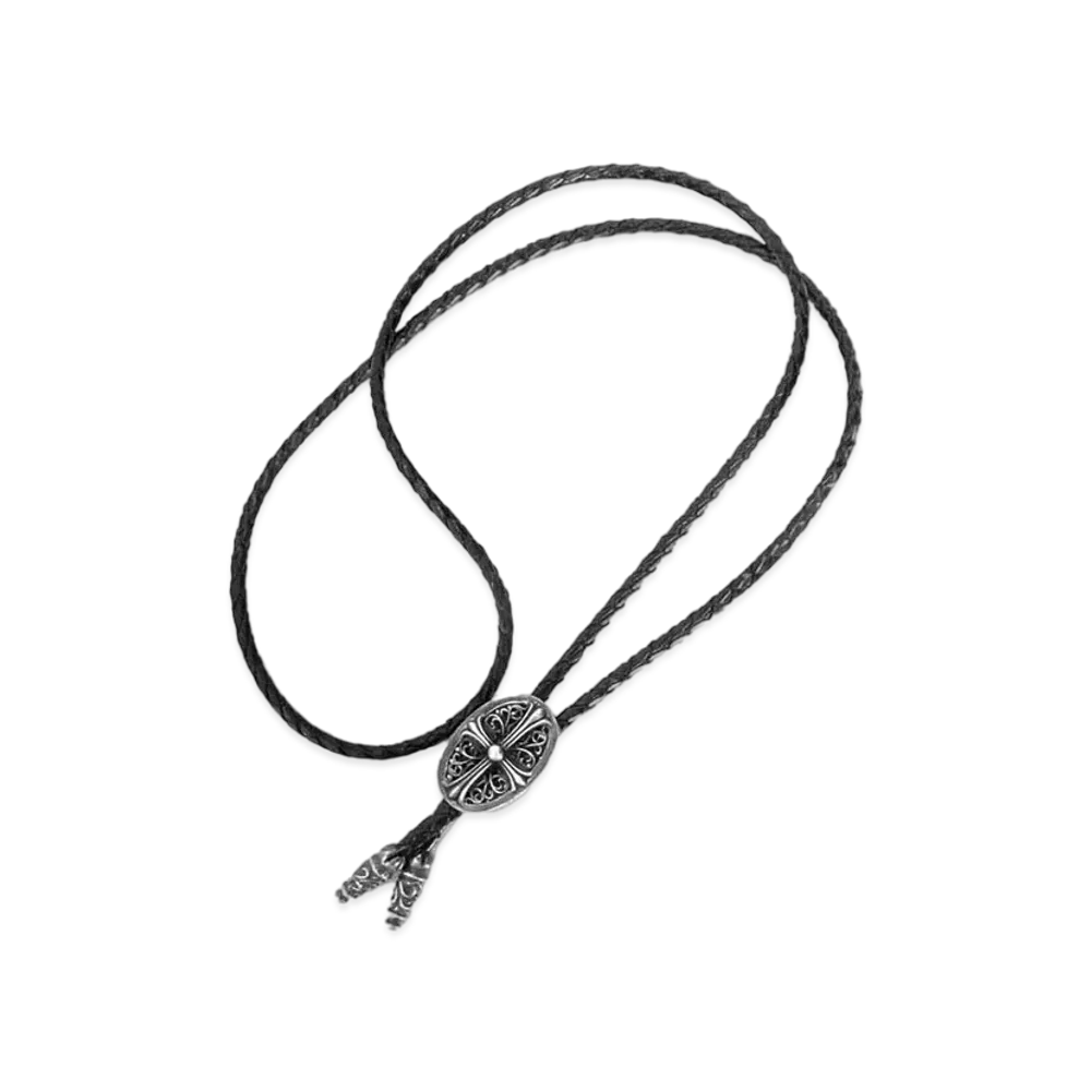 Chrome Hearts Tiny Classic Oval Loop Tie "Silver"