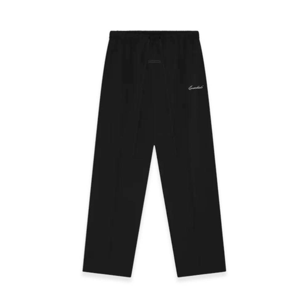 FEAR OF GOD ESSENTIALS Sporty Nylon Relaxed Trackpant "Jet Black"