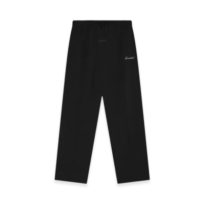 FEAR OF GOD ESSENTIALS Sporty Nylon Relaxed Trackpant "Jet Black"