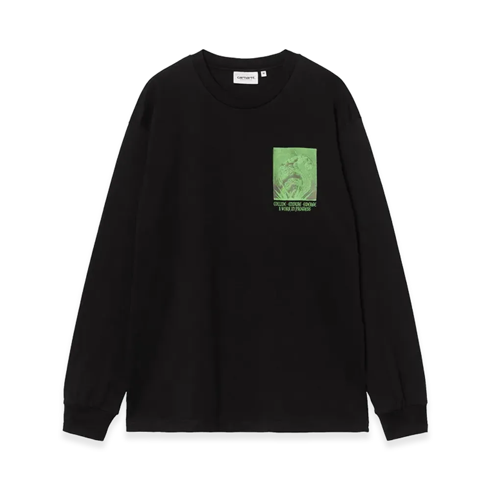 Carhartt WIP L/S Emerge T-Shirt "Black(Stone Washed)"