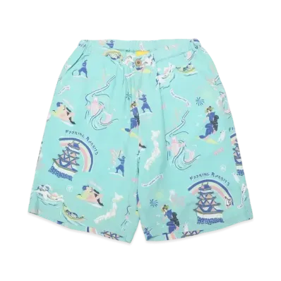 FR2 Aloha short pants "Turquoise Blue"