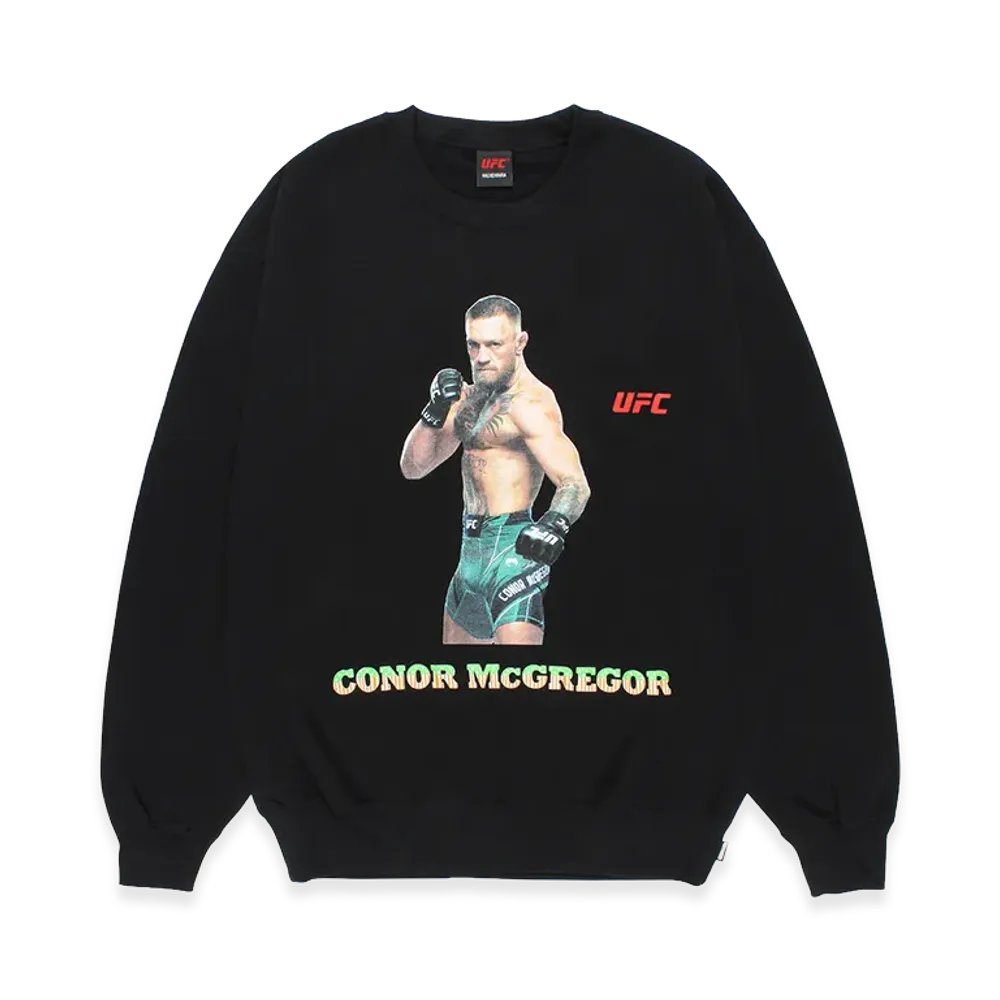 WACKO MARIA x UFC Heavy Weight Sweat Shirt "Black"