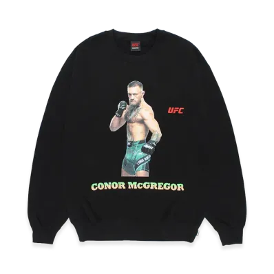 WACKO MARIA x UFC Heavy Weight Sweat Shirt "Black"