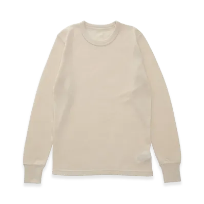 visvim Thermal Crew L/S (Superfine) "Ivory"