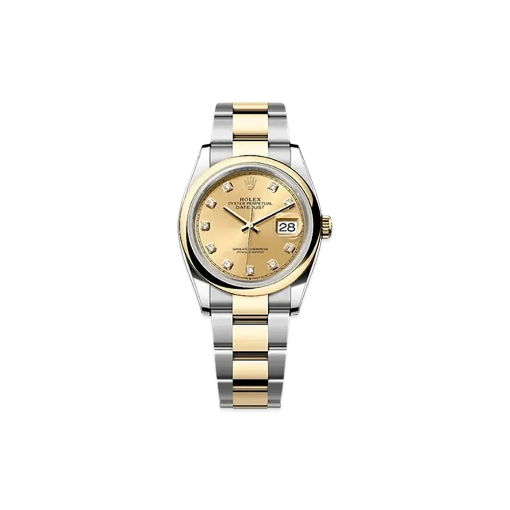 ROLEX Datejust 36 Oystersteel & Yellow Gold "Gold"