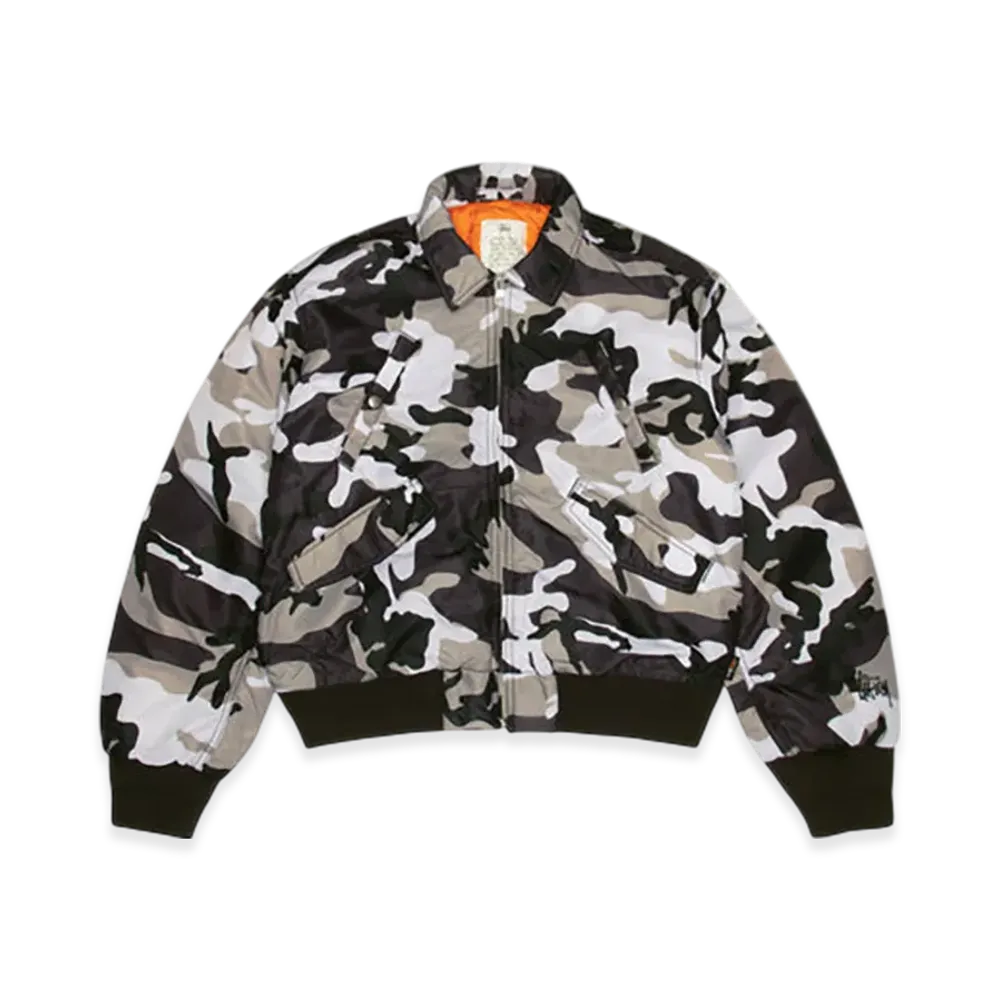 Stussy Flight Bomber "Snow Camo"