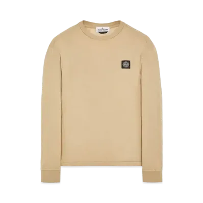 Stone Island 22713 60/2 COTTON JERSEY_SLIM FIT "Ibory"