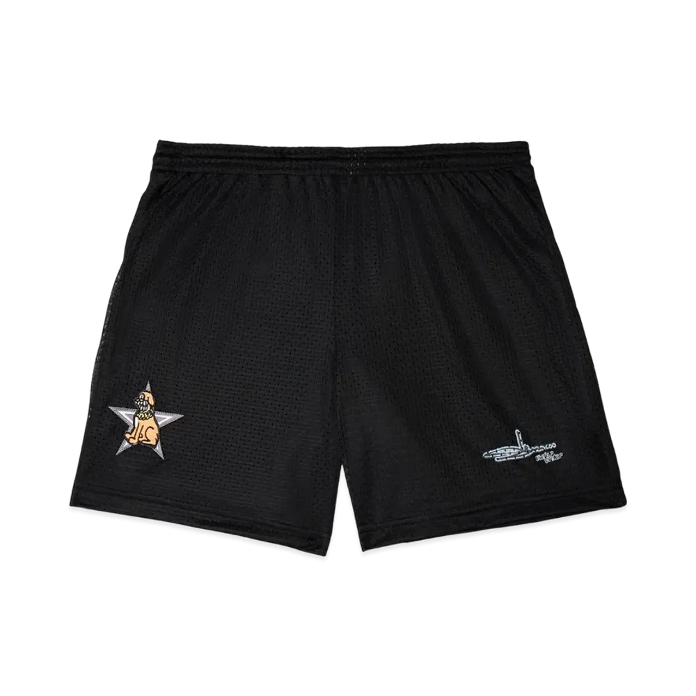 Victor Victor Worldwide x Slawn Mesh Shorts "Black"
