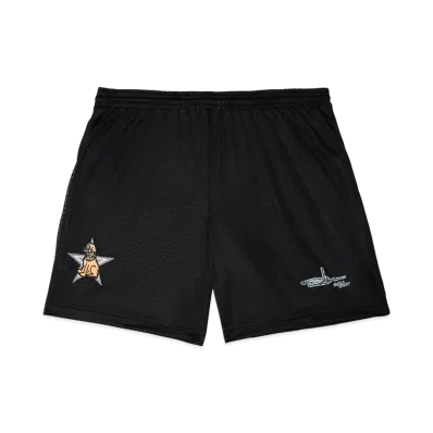 Victor Victor Worldwide x Slawn Mesh Shorts "Black"