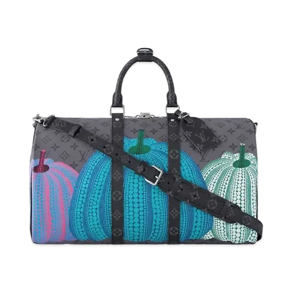 Louis Vuitton x Yayoi Kusama Keepall 45 Monogram Eclipse Reverse Pumpkin