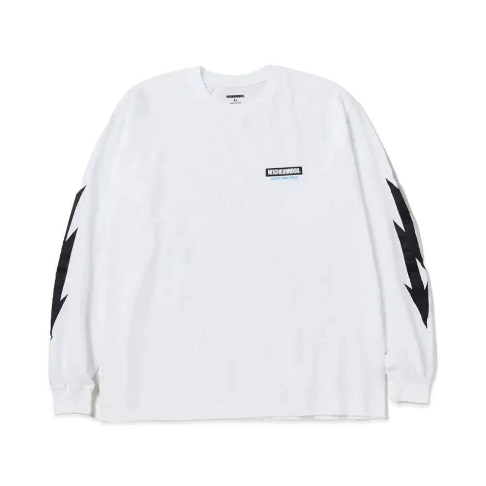NEIGHBORHOOD NH . Tee LS-16 "White"