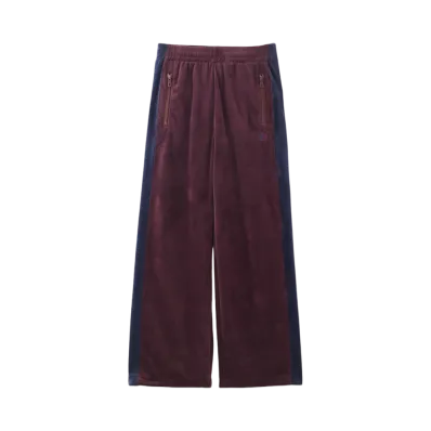 X-Girl Velour Track Pants "Burgundy"