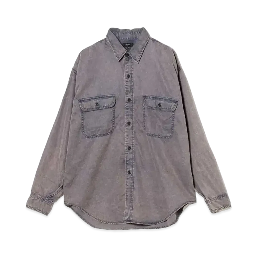 BEAMS Fade Work Shirt "Navy"