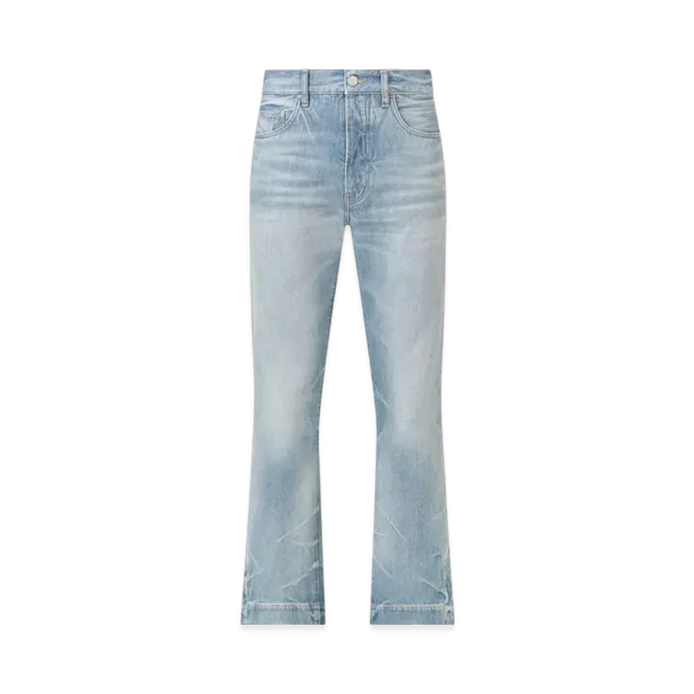 AMIRI Straight Flare Jean "Faded Indigo"