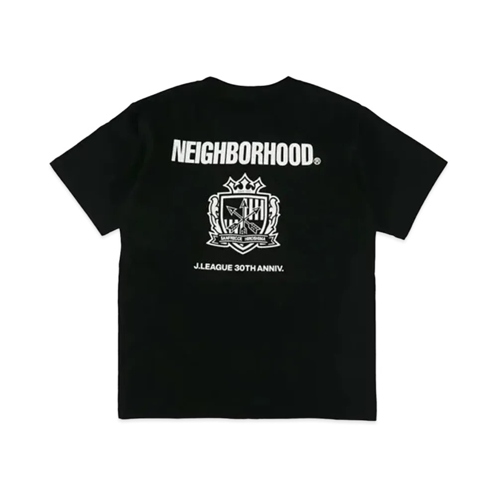 NEIGHBORHOOD x Sanfrecce Hiroshima F.C Collab Short Sleeved T-shirt "Black"