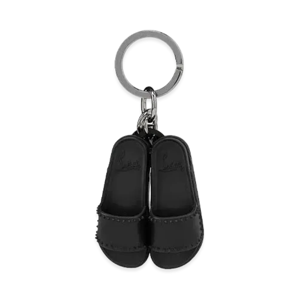Christian Louboutin Loubipool Sole Keyring "Black"