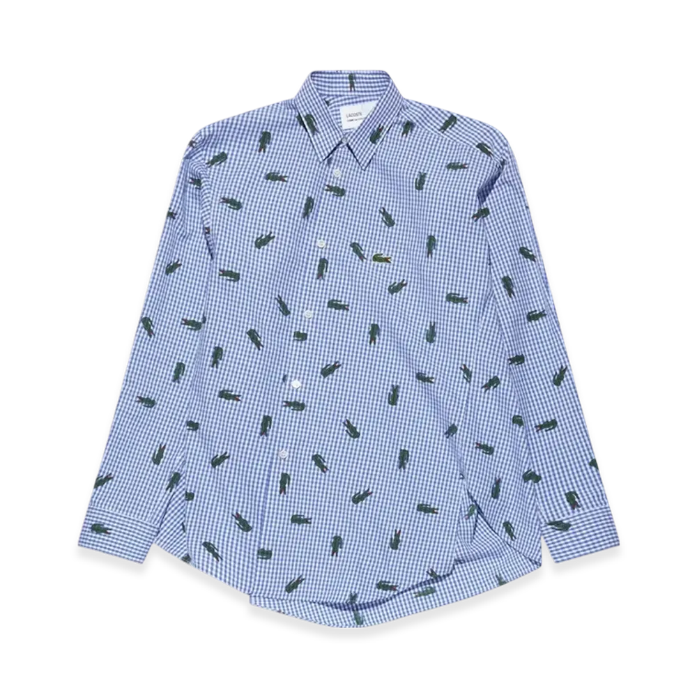 COMME des GARCONS SHIRT x LACOSTE Print Shirt "Blue"