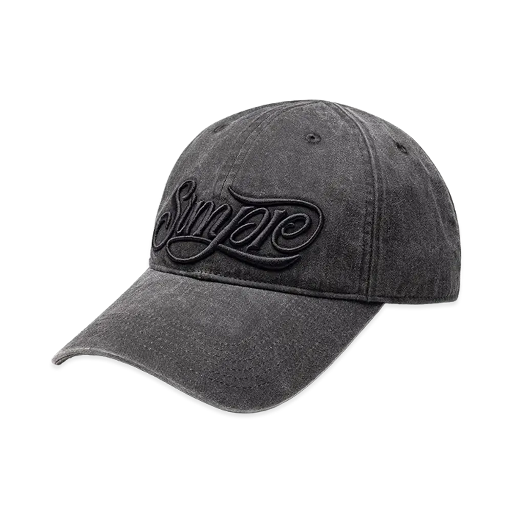 SUPPLIER Simple Is Life Logo Embroidery Cap "Black"