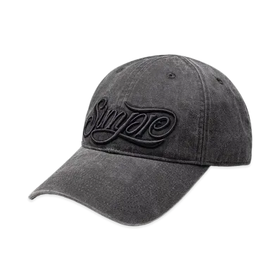SUPPLIER Simple Is Life Logo Embroidery Cap "Black"