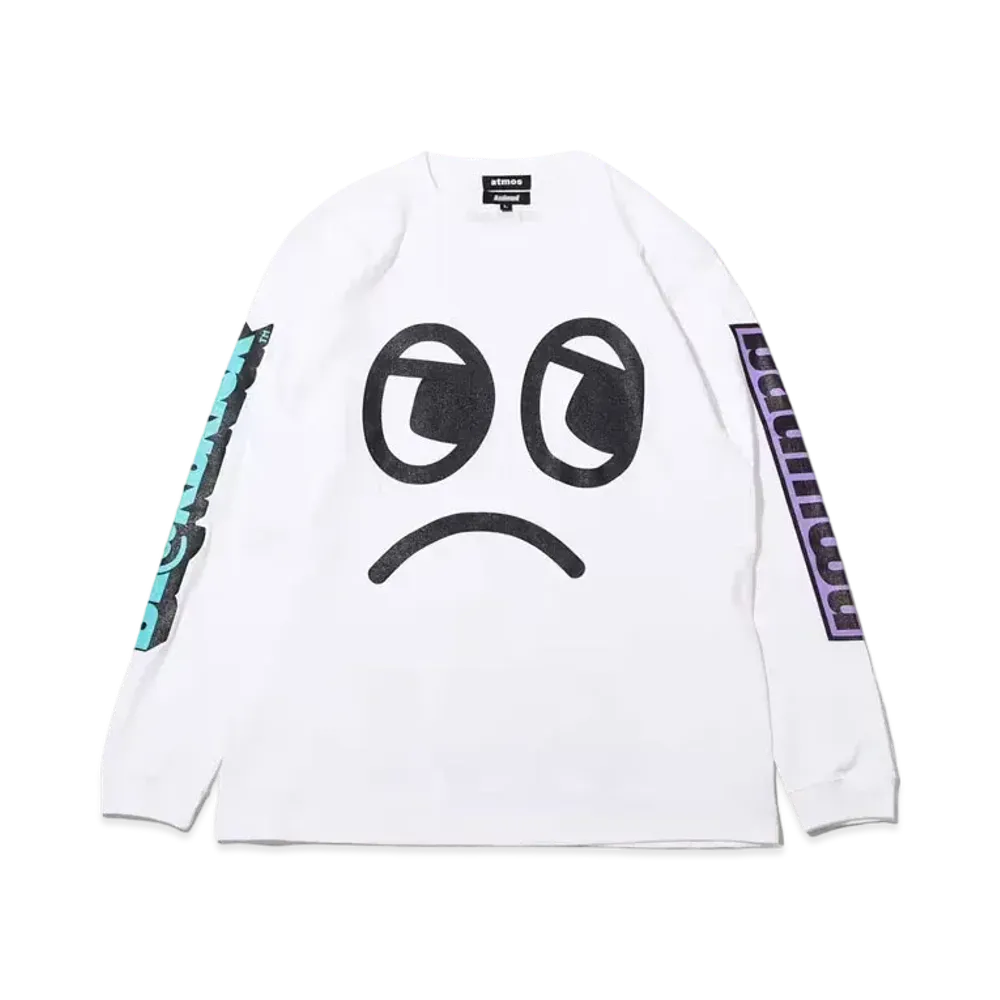 atmos x BE@RBRICK x BADMOOD L/S Tee 23SU-S "White"