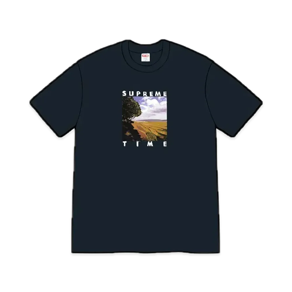 Supreme Time Tee "Navy"