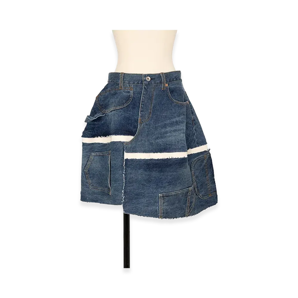sacai Women's Denim Skirt "Blue"