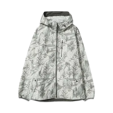 GRAMICCI x and wander brushed nylon jacket"YOSEMITE GRAY"