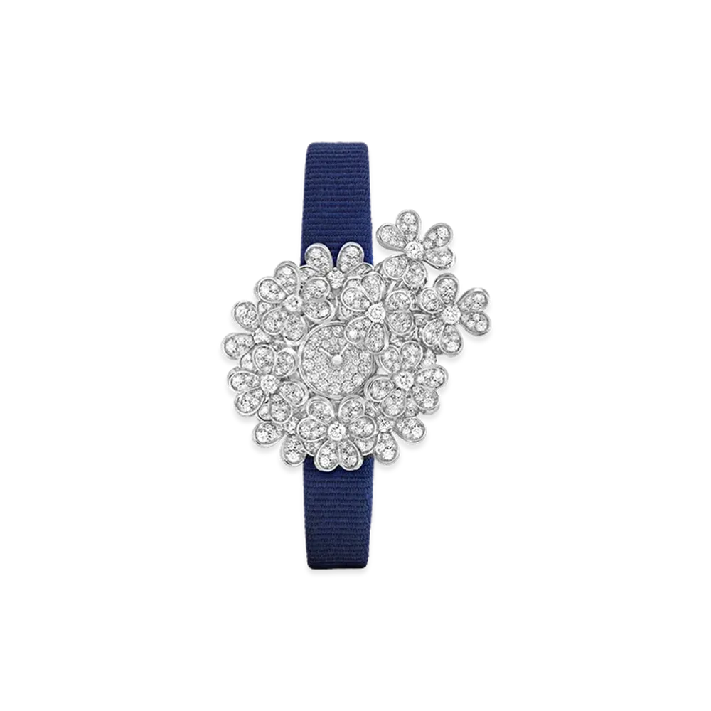 Van Cleef & Arpels Frivole Secret watch "18K White gold/Diamond"