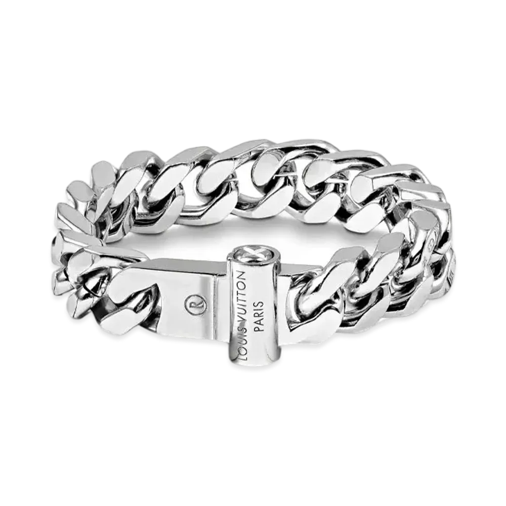 Louis Vuitton LV Chain Link Bracelet "Silver"