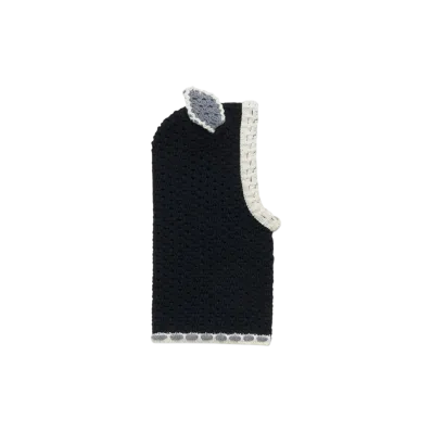 Marni Wool Balaclava with Ears "Black"