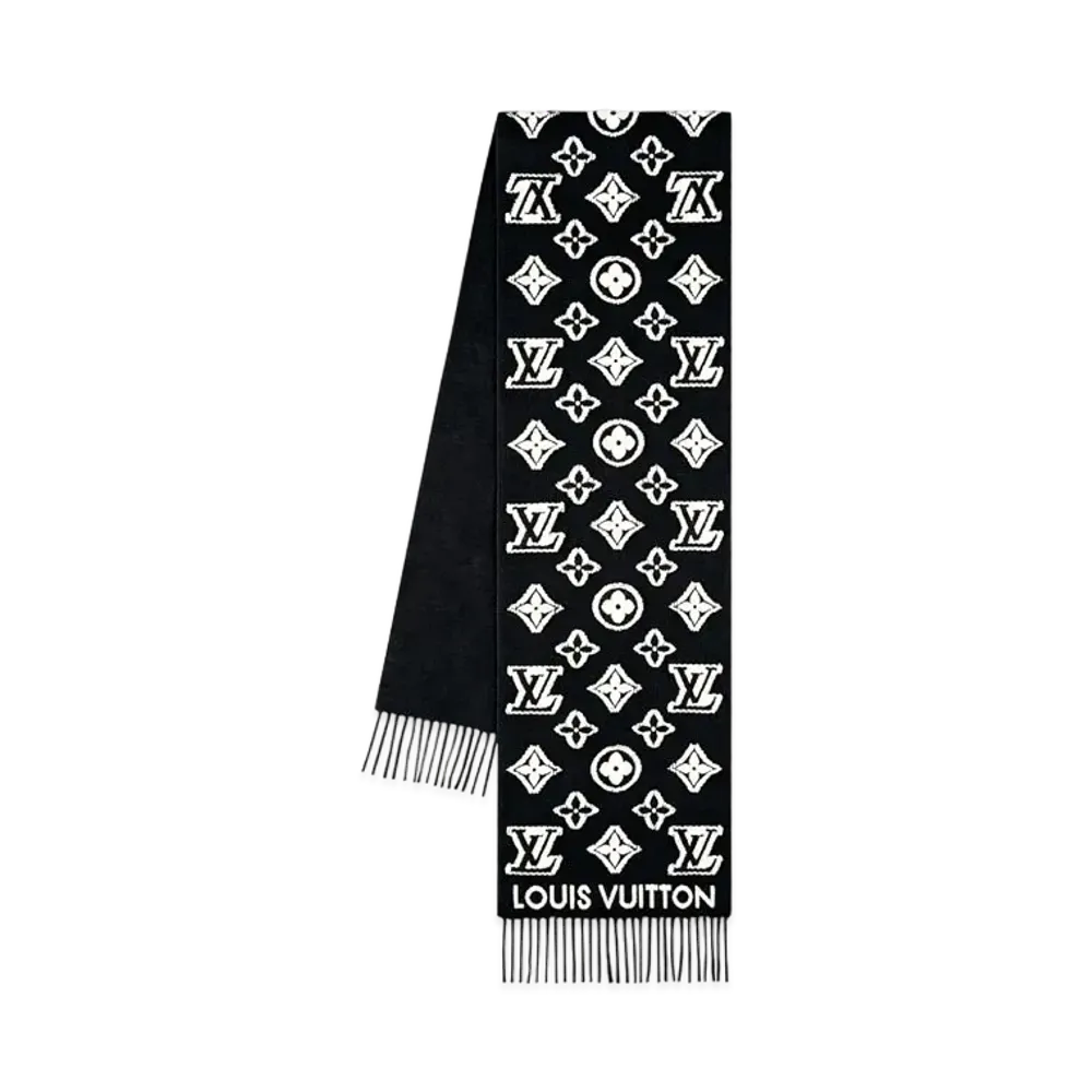 Louis Vuitton LV 3D Scarf Monogram "Noir"