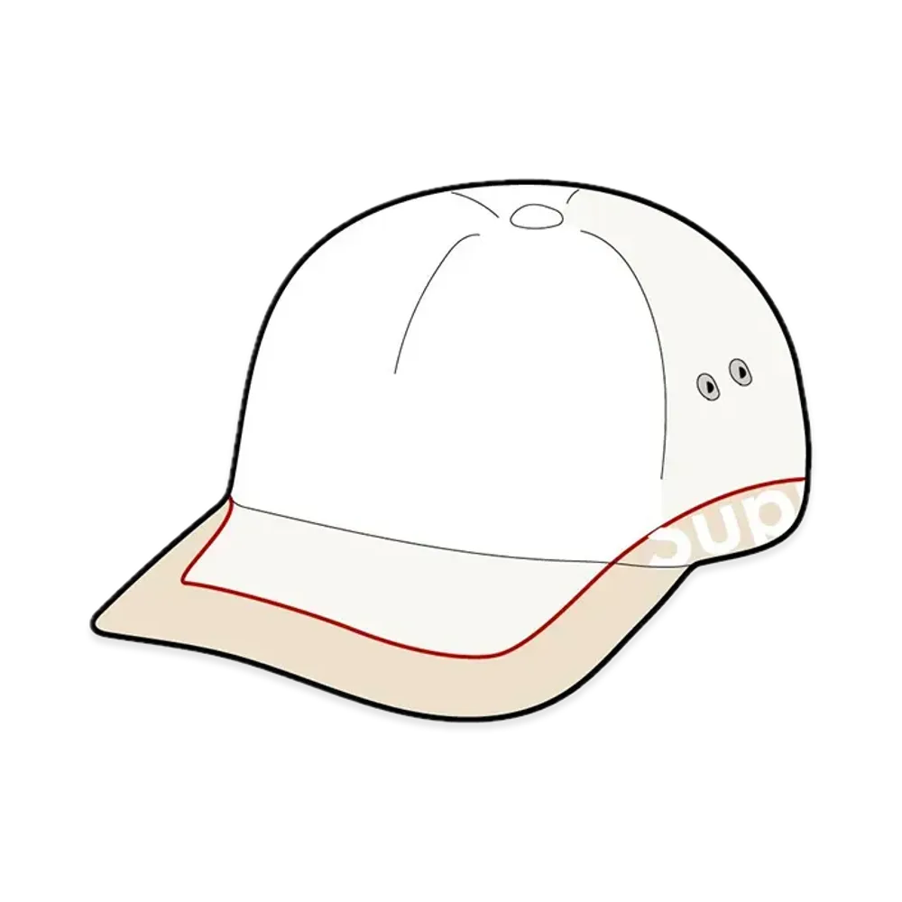 Supreme Side Logo 5-Panel "White"