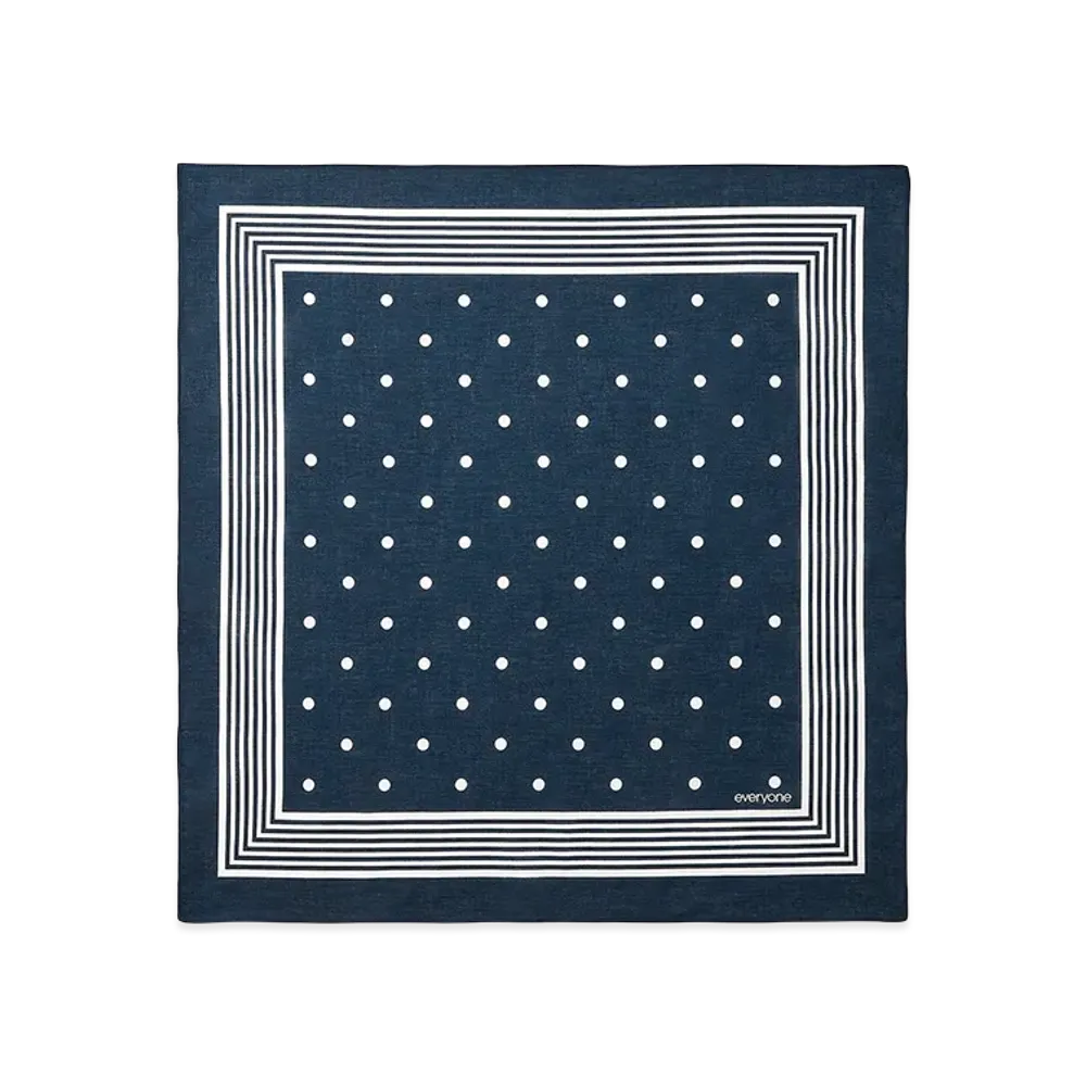 everyone Polka Dot Bandana "Navy"