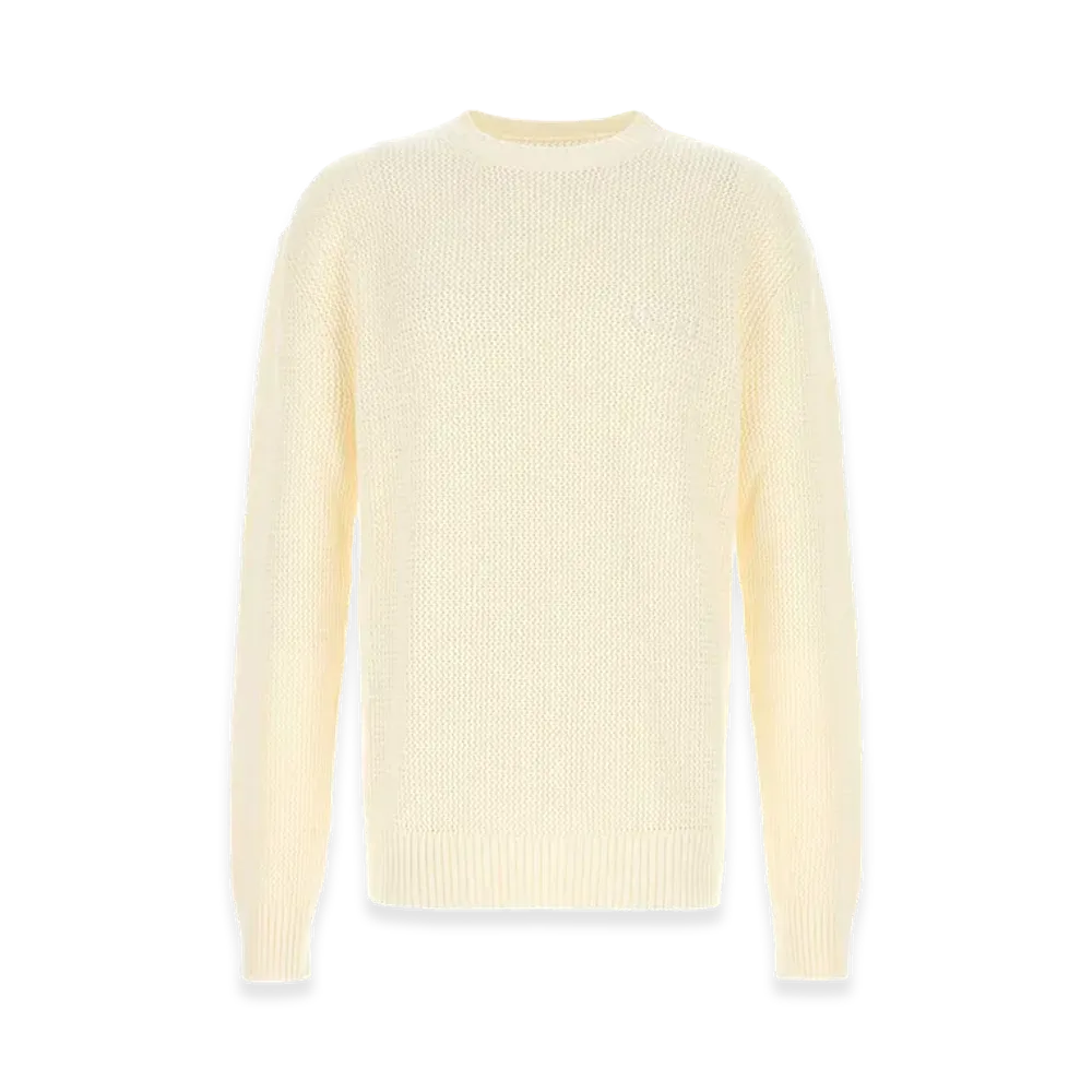 AMIRI Cream Crochet Sweater "White"