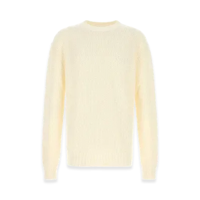 AMIRI Cream Crochet Sweater "White"