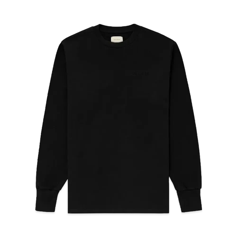 Aime Leon Dore Tonal Logo Long-Sleeve Tee "Jet Black"