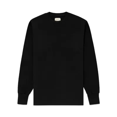 Aime Leon Dore Tonal Logo Long-Sleeve Tee "Jet Black"