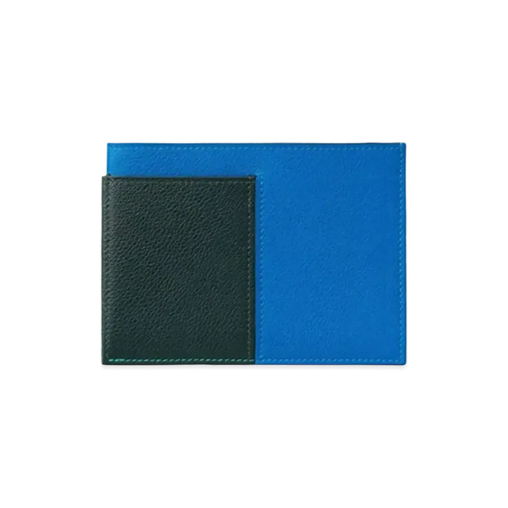 Hermes Necto Card Holder "Hydra/Vert Titien/White/Azalee"