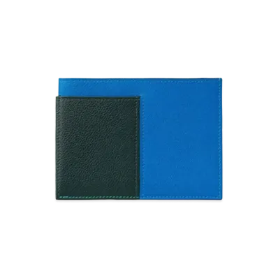 Hermes Necto Card Holder "Hydra/Vert Titien/White/Azalee"