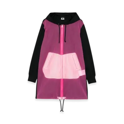 COMME des GARCONS HOMME PLUS Sheer Panel Coat "Pink"