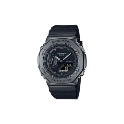 Casio G-Shock GM-2100 Metal Covered Analog-Digi M Watch "Black"