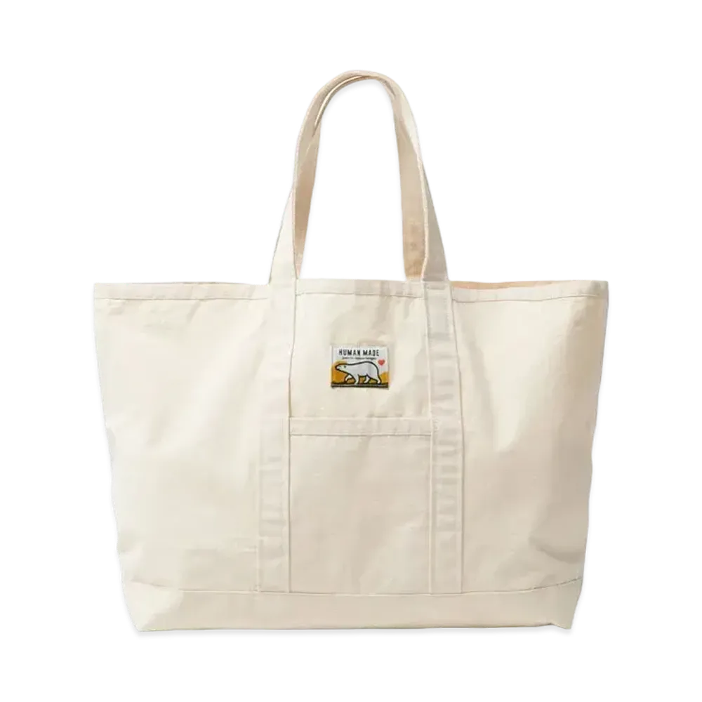 HUMAN MADE GROCERY TOTE BAG "White"