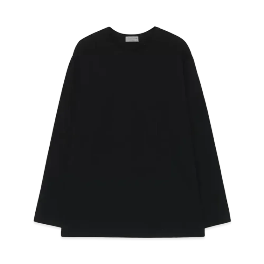 Yohji Yamamoto 30-Altima PS Round Neck Long Sleeve "Black"