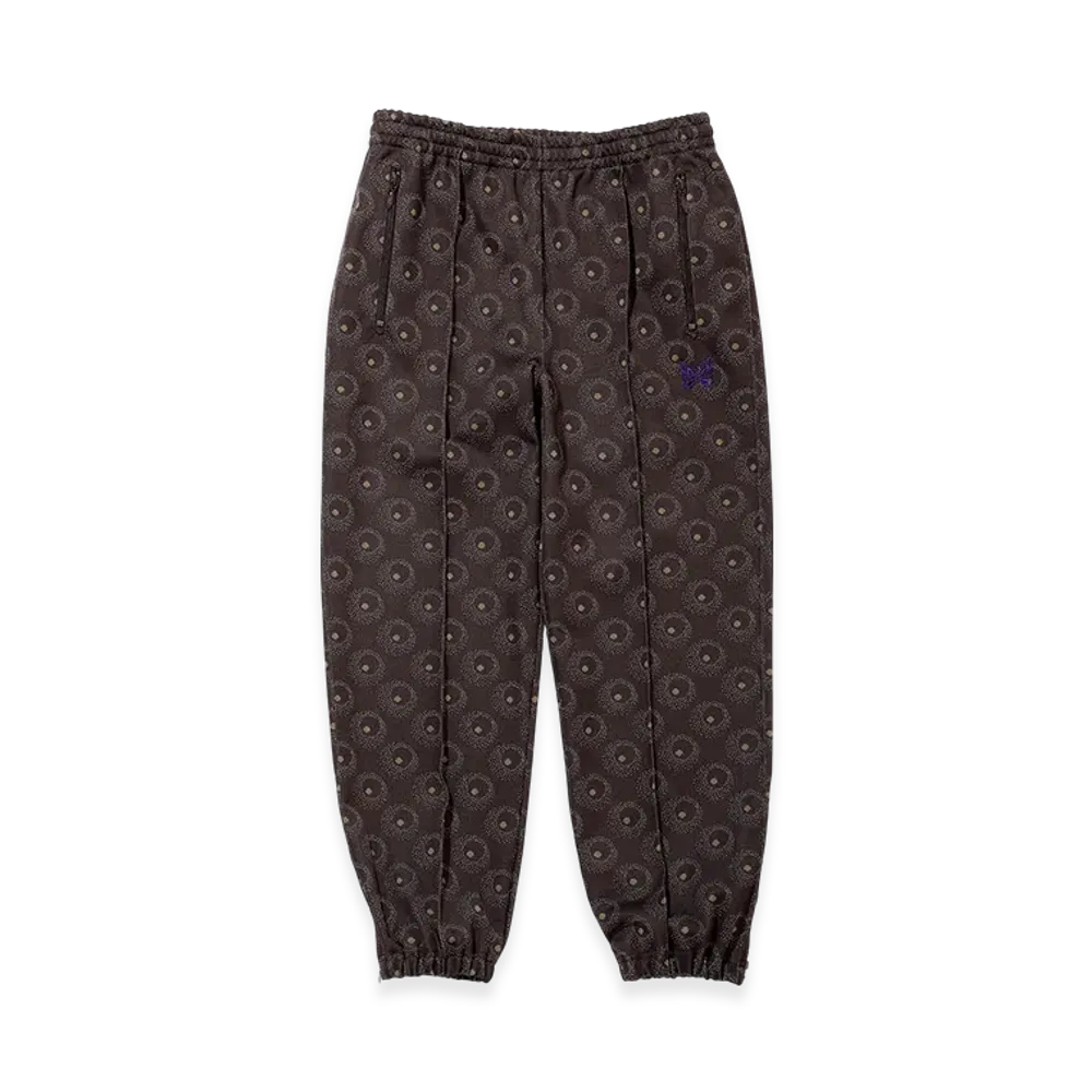NEEDLES Zipped Track Pant - Poly JQ. "Brown"