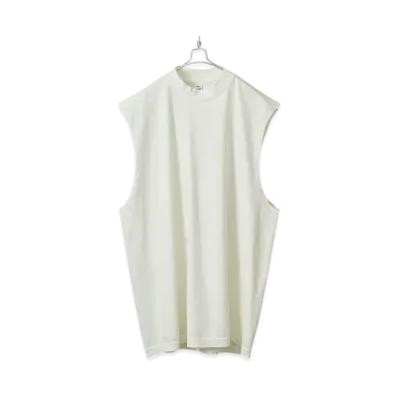 Los Angeles Apparel Garment Dye Sleeveless T-shirt "White"