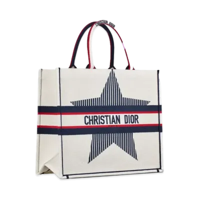 Dior Dioralps Dior Book Tote "White"