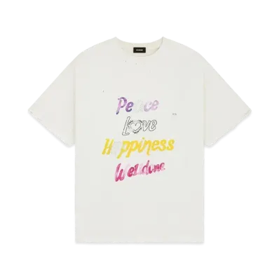 WE11DONE Peace We11done Logo T-shirt "White"